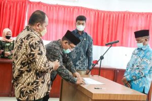 Sekda Pimpin Sertijab 17 Camat di Aula Bupati Madina