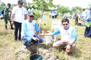 Hari Air Sedunia Ke-30, Wabup Pidie Tanam Pohon di Waduk Rajui Padang Tiji