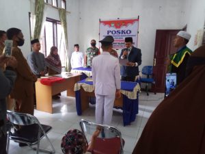 Pj. Pengulu Kampung Blangjerango Dilantik