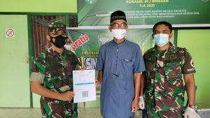 Dandim 0111/Bireuen Tinjau Langsung Kegiatan Program Percepatan Vaksinasi Ramadhan