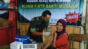 Dandim, Kodim 0113/Gayo Lues Gencarkan Serbuan Vaksinasi Booster di Bulan Ramadhan