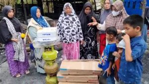 Tinjau Lokasi Kebakaran, Wabup Aceh Utara Bantu RSS dan Modal Usaha Korban