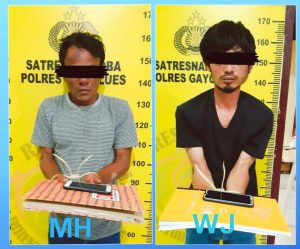 Dua Pengedar Narkotika Dibekuk Resmob Narkoba Polres Gayo Lues