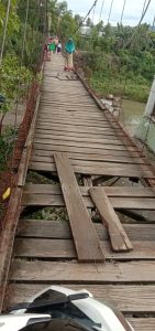 Pemda Madina Perlu Perhatikan Kondisi Jembatan Gantung Gunung Tua Jae