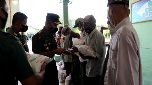 Kodim Aceh Timur Gelar Bhakti Sosial Untuk Masyarakat Kurang Mampu