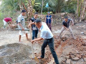 Sebelum Pelantikan Kades Desa Pengalian Terpilih, Muhammad Abdullah Simajuntak Ajak Masyarakat dan Tokoh Pemuda Gotong Royong