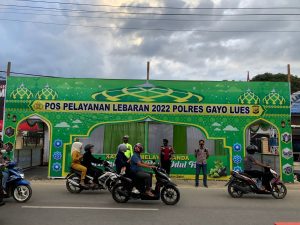 Hadapi Mudik Lebaran Polres Gayo Lues Bangun 3 Pos Pelayanan
