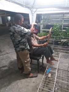 Kades Pedesi Agara Pangkas Masal Jelang Idul Fitri 1443 H / 2022 M