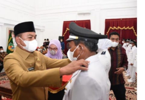 Bupati Sergai Lantik 99 Kepala Desa Terpilih & Tiga Pejabat Kepala Desa