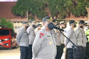 Antisipasi Kerawanan di Malam Takbiran, Polres Aceh Utara dan TNI Gelar Patroli Berskala Besar