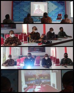 Pejabat Rutan Sigli Ikuti Arahan Kanwil Kemenkumham Aceh Secara Virtual