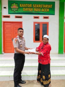 Bakti Sosial Kompol Boby di Dayah Mini Aceh, Alue Naga