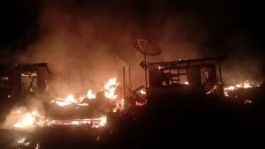 9 Rumah Musnah Dilalap si Jago Merah di Simpang Semadam Agara dan 14 KK Terimbas