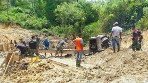 Dandim 0113/Gayo Lues : Pembangunan Jembatan TMMD ke- 113 Sudah Mencapai 30%