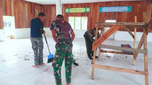 Satgas TMMD Rehab Meunasah Nurul Huda