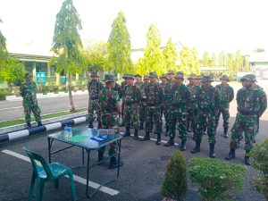 Babinsa Jajaran Kodim 0104/Atim Ikuti Latihan Teknis Teritorial