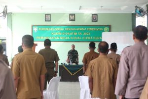 Manfaatkan Era Digital, Kodim Aceh Timur Gelar Komsos Dengan Aparat Pemerintah