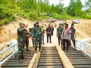 Tim Wasev Sterad Tinjau TMMD 113, Cek Jalan dan Jembatan