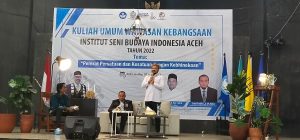 KETUA DPRK ACEH BESAR ISKANDAR ALI, MENGISI KULIAH UMUM WAWASAN KEBANGSAAN DI ISBI