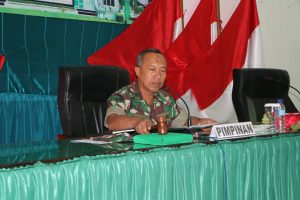 Kodim 0104/Atim Gelar Acara Sidang Pankar UKP Dan Jabatan