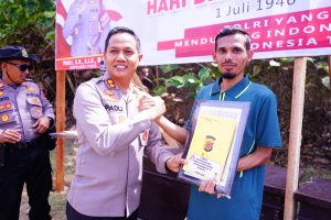 Polres Pidie Gelar Lomba Menembak Jelang HUT Ke-76 Bhayangkara, Wartawan Juara II