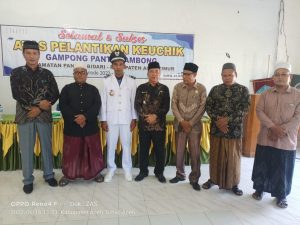 Hermanto Resmi Dilantik Sebagai Keuchik Definitif Gampong Pante Rambong