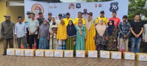 Sambut dan Meriahkan HUT Ke-76 Bhayangkara, Polsek Baktiya Barat Gelar Sepeda Santai dan Baksos