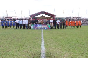 Dandim 0104/Atim Buka Turnamen Sepak Bola Liga Santri Piala KASAD Tahun 2022