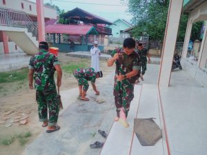 Kodim 0104/Atim Kembali Galakkan Manunggal Subuh Dan Gotong Royong Bersama Forkopimda Kota Langsa