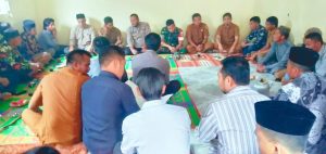 Maraknya Penyakit Ternak, Muspika Gelar Sosialisasi PKM di Aula Polsek Terangun