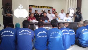 Gara-gara melakukan kejahatan ini, Satu Wanita dan 11 Pria diamankan Polisi, Kapolres : “Kejahatan itu masih menggunakan teori lama”