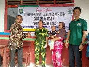 Pemdes Darussalam Kembali Salurkan BLT-DD Tahap II Kepada 170 Kepala Keluarga