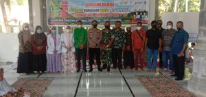Danramil 10/Pandrah Bersama Muspika Hadiri Sosialisasi Adaptasi Kebiasaan Baru Gampong Aman Covid-19