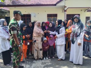 Babinsa Koramil 02/ Langsa Kota, Amalkan Perintah Kasad, Jendral TNI Dudung Abdurachman, “Turunkan Angka Stunting”