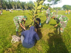 Jaga Kelestarian Lingkungan, Personel Kodim 0104/Atim Bersama Instansi Pemko Langsa Bersinergi