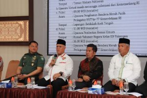Pastikan Kesiapan Peringatan HUT RI Ke-77, Bupati Shabela Tegaskan Agar Disiapkan Secara Matang