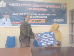 Kampung Merah Mersa Kembali Menyalurkan BLT DD Tahap Tiga Bulan Pertama TA 2022