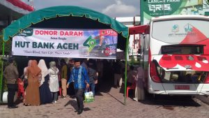 Peringati HUT ke-49, Bank Aceh Syari’ah Cabang Bireuen Gelar Donor Darah