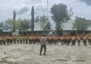 Karakter Siswa SMKN 2 Sigli Dibentuk, Pelatih Dari Sat Pol Airud Polres Pidie