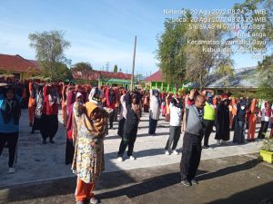 Jaga Kebugaran, SMAN 1 Syamtalira Bayu Giat Senam Sabtu Pagi, “Mens Sana In Corpore Sano”