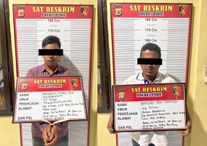 Atas Laporan Masyarakat, Satreskrim Polres Pidie Bergerak Dan Meringkus Dua Penjudi