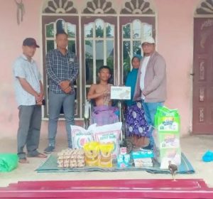Bangun Sinergitas, PWO Aceh Utara Dampingi CLR-PSM Serahkan Bantuan Bagi Penyandang Cacat