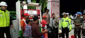Antisipasi Guantibmas, Tim Gabungan Polres Pidie Pantau Aktifitas SPBU