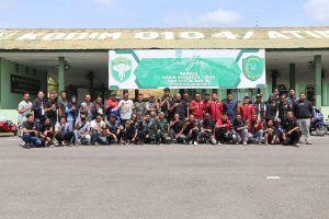 Kodim 0104/Atim, Gelar Komsos Kreatif Bersama Komunitas Vespa Kota Langsa