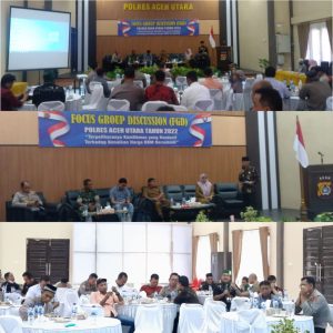 Antisipasi Gejolak Pasca Kenaikan Harga BBM, Polres Aceh Utara Gelar FGD