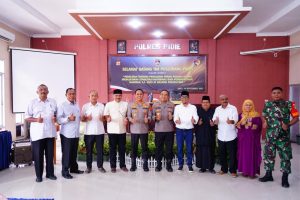 Kapolres Pidie Sambut Kedatangan Tim Puslitbang Polri