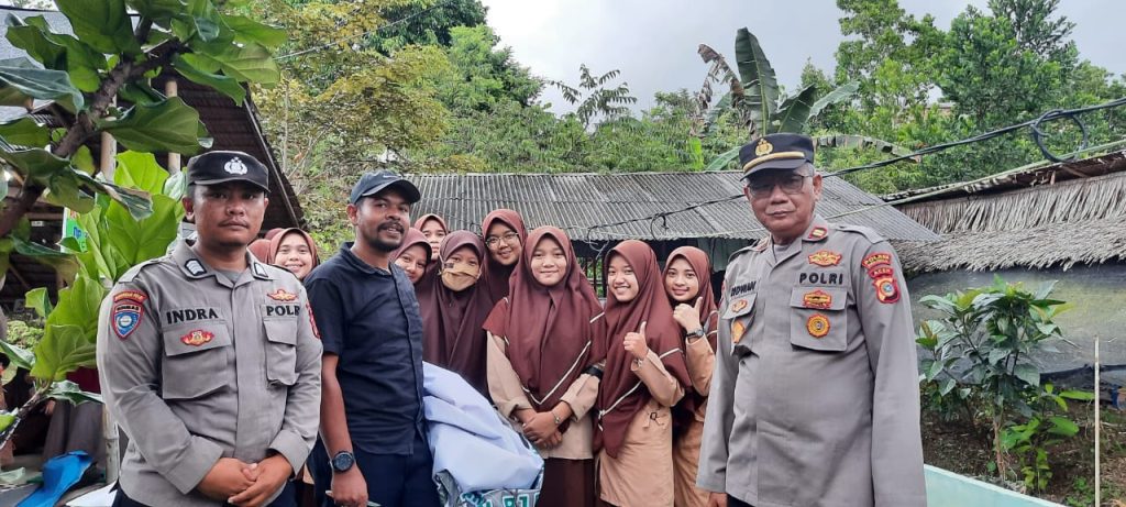 Santri Study Wisata ke Kolam Ikan Binaan Polres Subulussalam