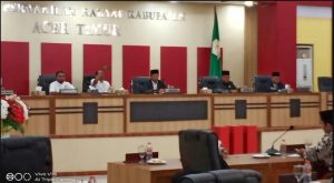 Sidang Rapat Paripurna I Nihil Kepala OPD, Ketua DPR-K Aceh Timur Kesal