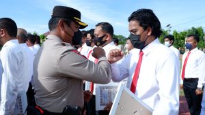 Sukses Ungkap Kasus, 13 Personil Berprestasi Terima Penghargaan Kapolres Aceh Utara