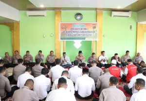 Polres Aceh Utara Gelar Doa Bersama Untuk Abu Tumin dan Tragedi Kemanusiaan Kanjuruhan